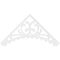 Ekena Millwork Pitch Genova Architectural Grade PVC Gable Pediment, 36"W x 18"H x 1"P (12/12) GPP036X018X100GEN - alternate 3